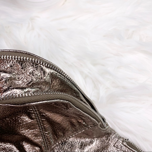 NINE WEST Pale Bronze Zip Magnet Fold Clutch Purse - Picture 7 of 8